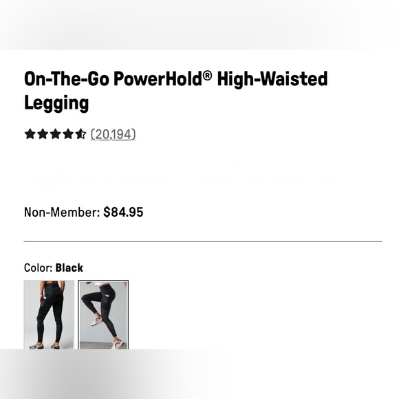 On-The-Go PowerHold® High-Waisted Legging - Picture 5 of 7